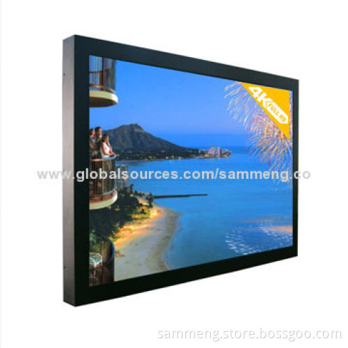 UHD 4K Resolution 84-inch LCD CCTV Monitor, Multiple Full HD Interfaces, High-compatibility